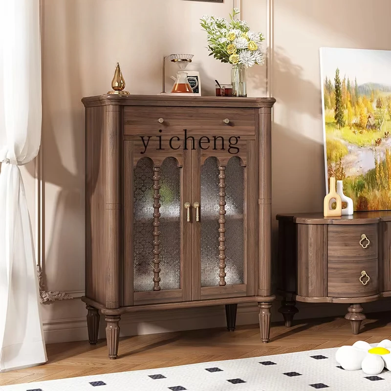 GZ French solid wood side cabinet medieval dining side corner cabinet retro storage entrance cabinet home accessories
GZ French solid wood side cabinet medieval dining side corner cabinet retro storage entrance cabinet home accessories