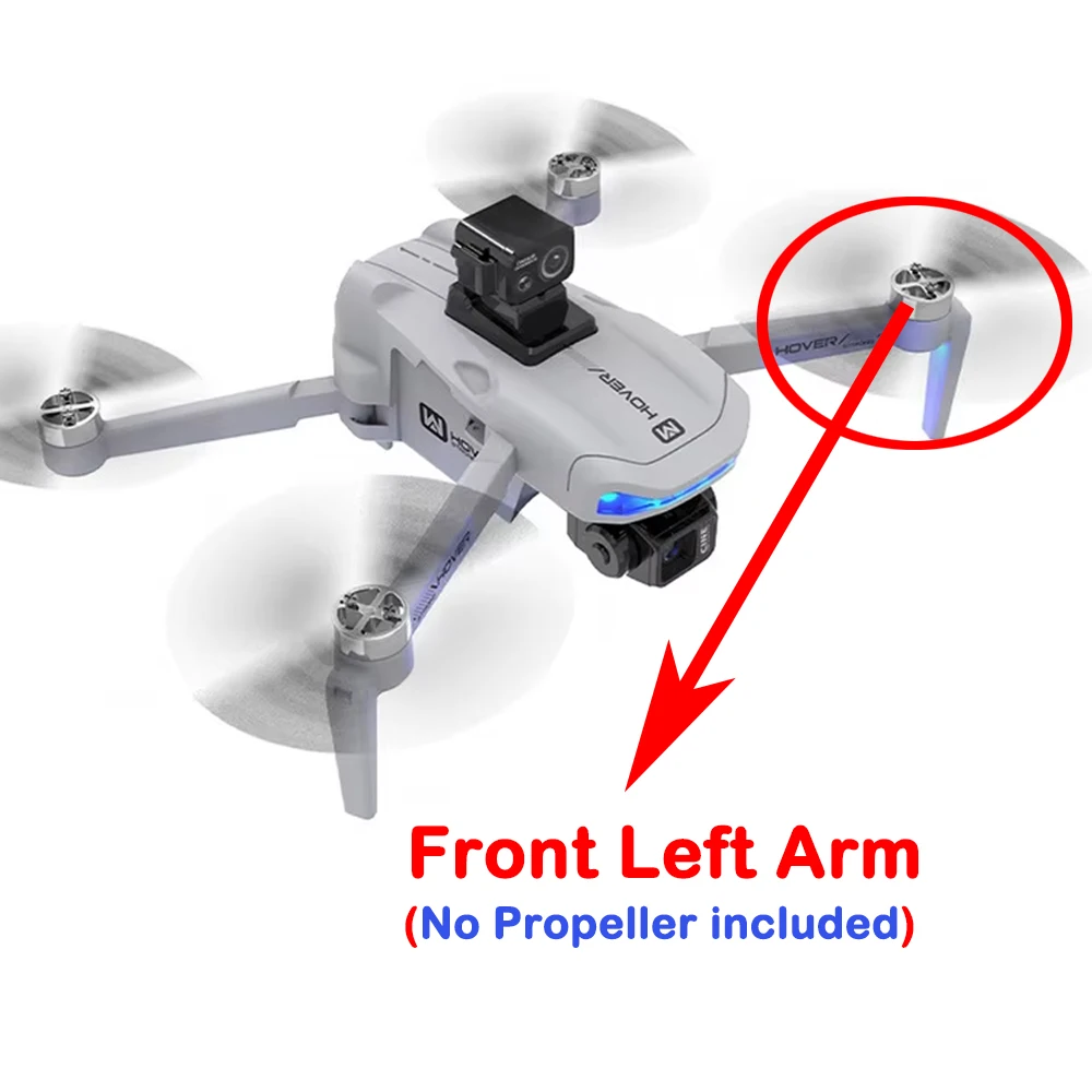 JJRC X40 PRO Drone Original Motor Arm Spare Part Front / Rear Arm with Brushless Engine X40 Arm Accessory