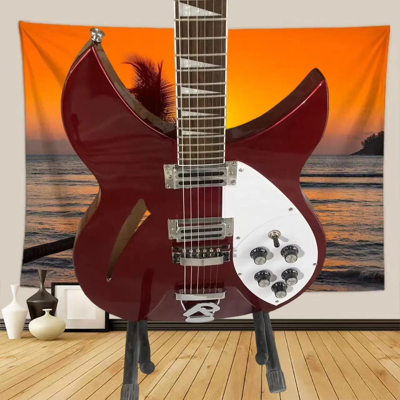40 Inch Red White 330 Electric Guitar Mahogany Body 22 Tone Fixed Bridge Rock Music Free Delivery
40 Inch Red White 330 Electric Guitar Mahogany Body 22 Tone Fixed Bridge Rock Music Free Delivery