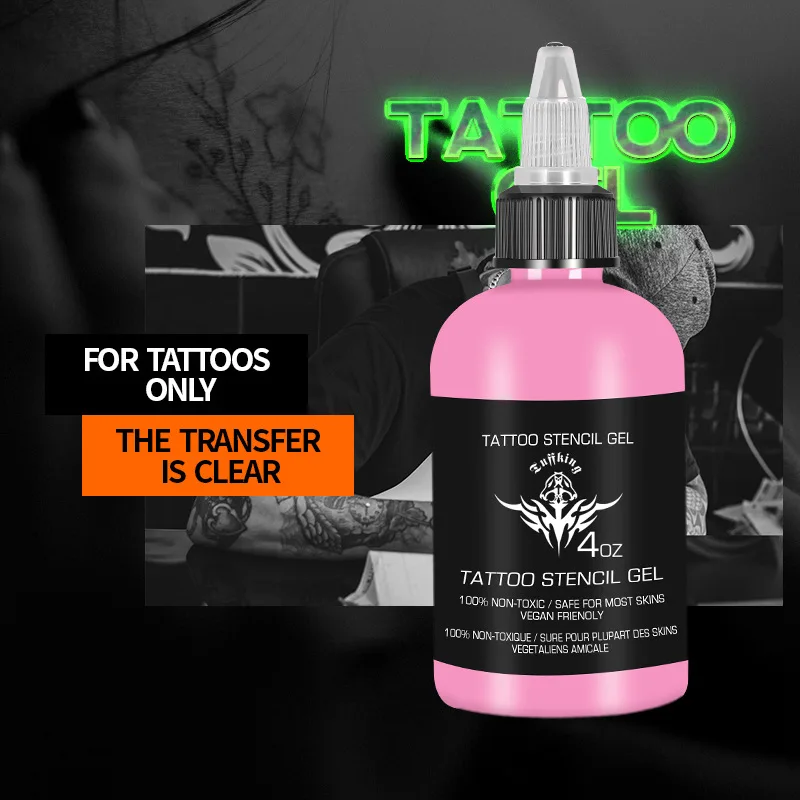 Pufking Tattoo Transfer Gel Pink Tattoo Transfer Paste 4OZ Transfer Milk Durable Color Fixation Tattoo Consumables
Pufking Tattoo Transfer Gel Pink Tattoo Transfer Paste 4OZ Transfer Milk Durable Color Fixation Tattoo Consumables