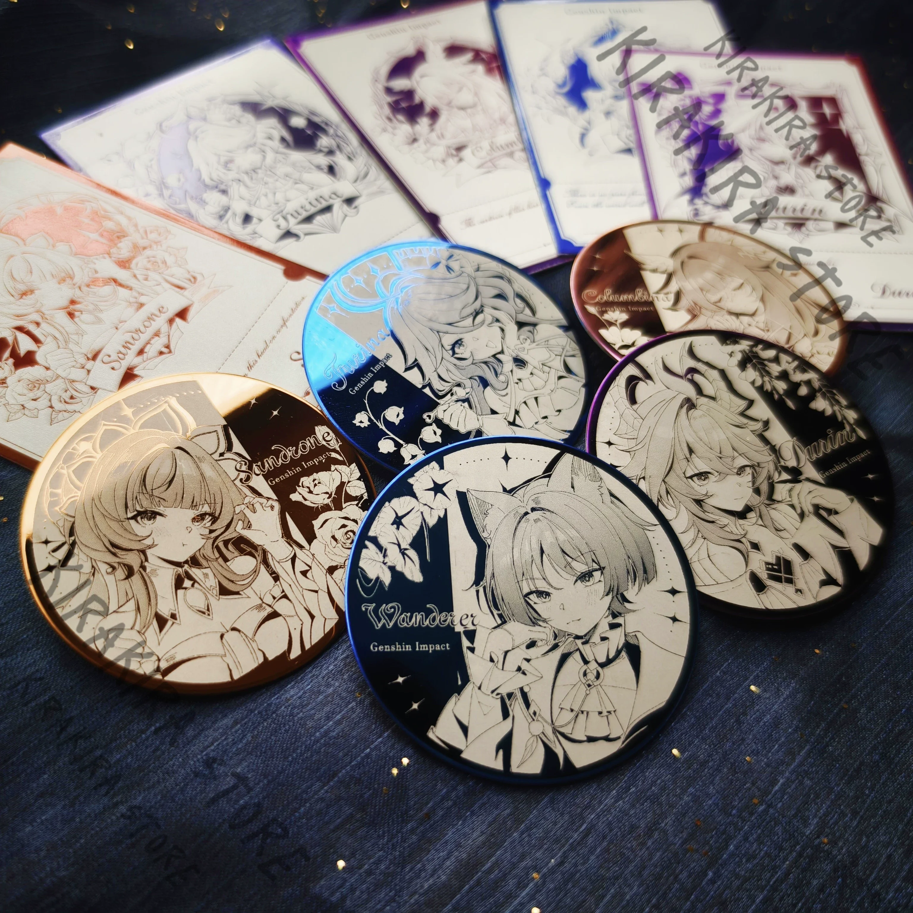 Genshin Impact Columbina Damselette Furina Durin Sandrone Cosplay Mirror Surface Badge Anime Coloured Paper Shikishi Card Gift
Genshin Impact Columbina Damselette Furina Durin Sandrone Cosplay Mirror Surface Badge Anime Coloured Paper Shikishi Card Gift