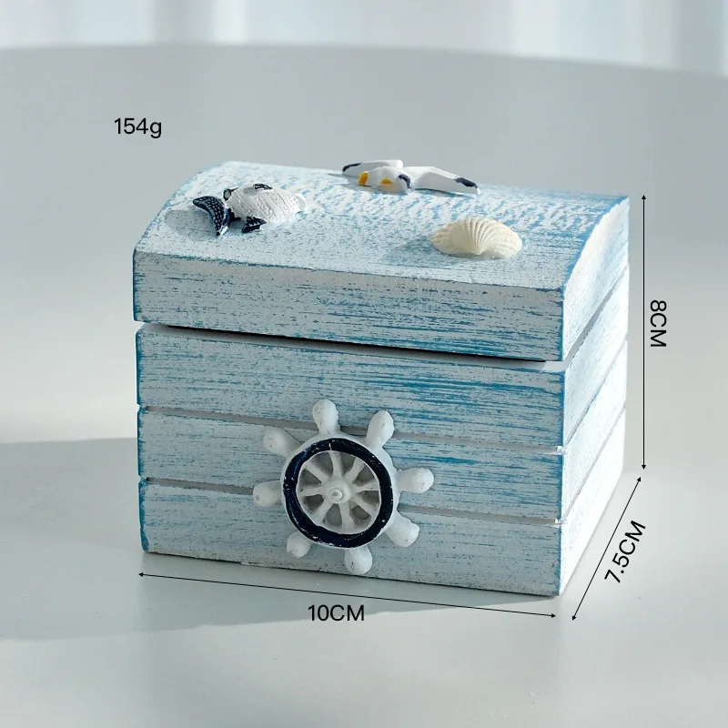 Ocean Style Storage Box Handheld Vintage Treasure Chest Jewelry Boat Model Rustic Decor Wood Boxes for Child
Ocean Style Storage Box Handheld Vintage Treasure Chest Jewelry Boat Model Rustic Decor Wood Boxes for Child