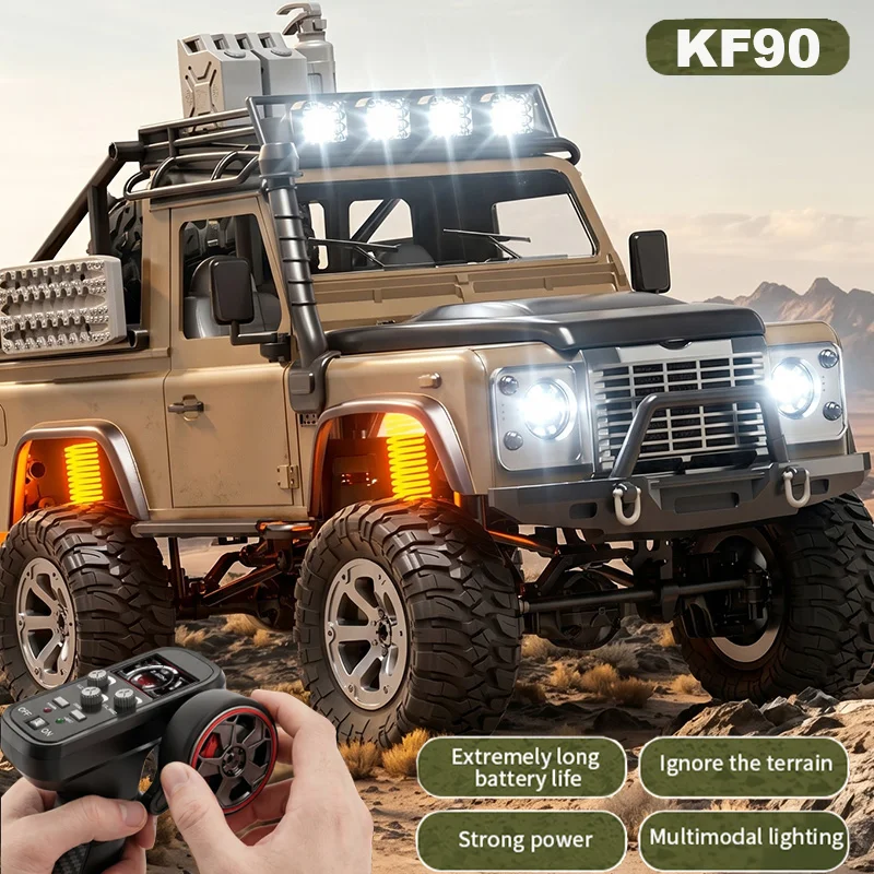 2026 NEW KF90 1:12 Full Scale 4WD Climbing Car 6 Light Modes 2.4G Off-Road Car Pick Up Truck Supertourer Car Toys Kids Boys Gift
2026 NEW KF90 1:12 Full Scale 4WD Climbing Car 6 Light Modes 2.4G Off-Road Car Pick Up Truck Supertourer Car Toys Kids Boys Gift