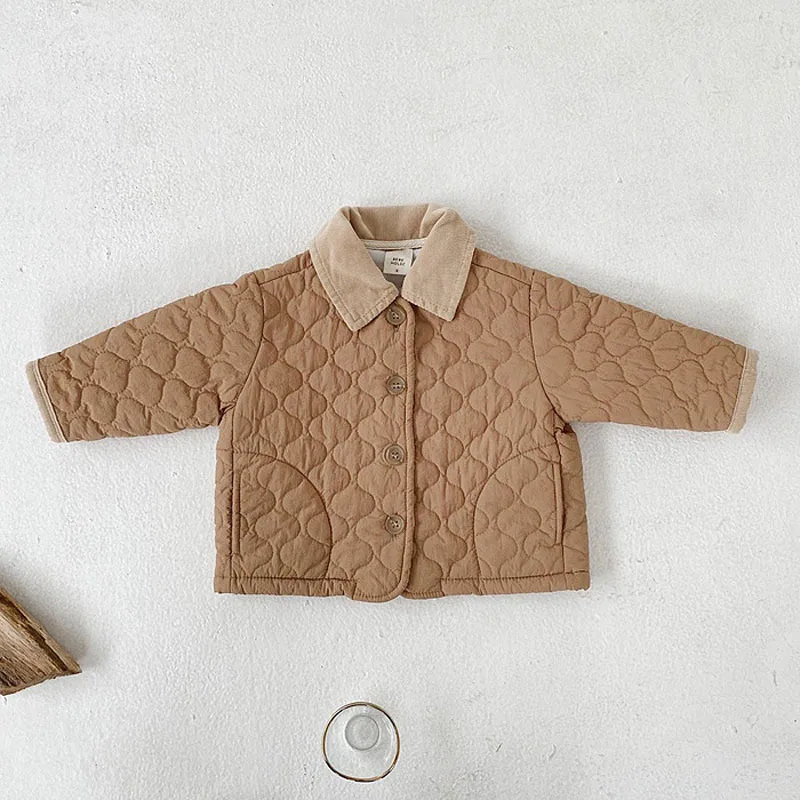 Baby Autumn And Winter Coat Retro Corrugated Fashion Double-layer Cotton Windproof Coat Children's Cotton Coat
Baby Autumn And Winter Coat Retro Corrugated Fashion Double-layer Cotton Windproof Coat Children's Cotton Coat