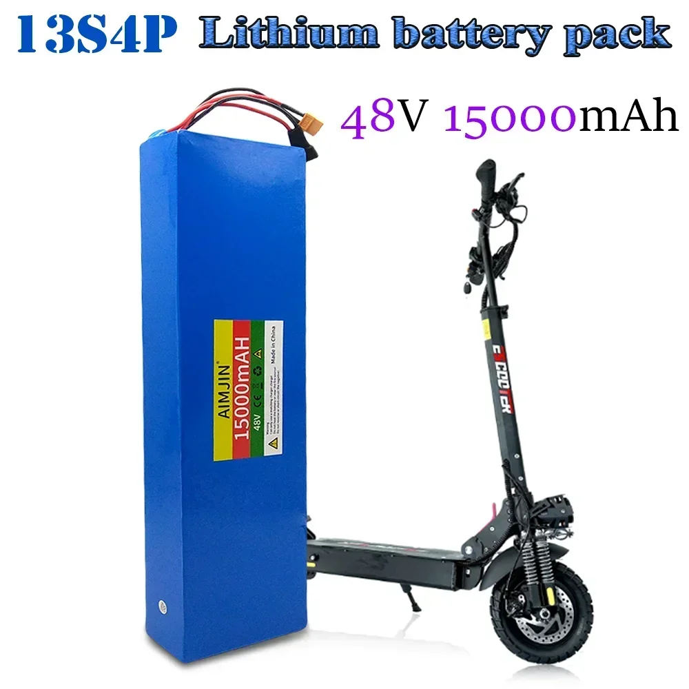 Used for Kugoo M4/MaxSpeed lithium-ion battery 13S4P 48V 15000mAh built-in BMS rechargeable battery pack
Used for Kugoo M4/MaxSpeed lithium-ion battery 13S4P 48V 15000mAh built-in BMS rechargeable battery pack