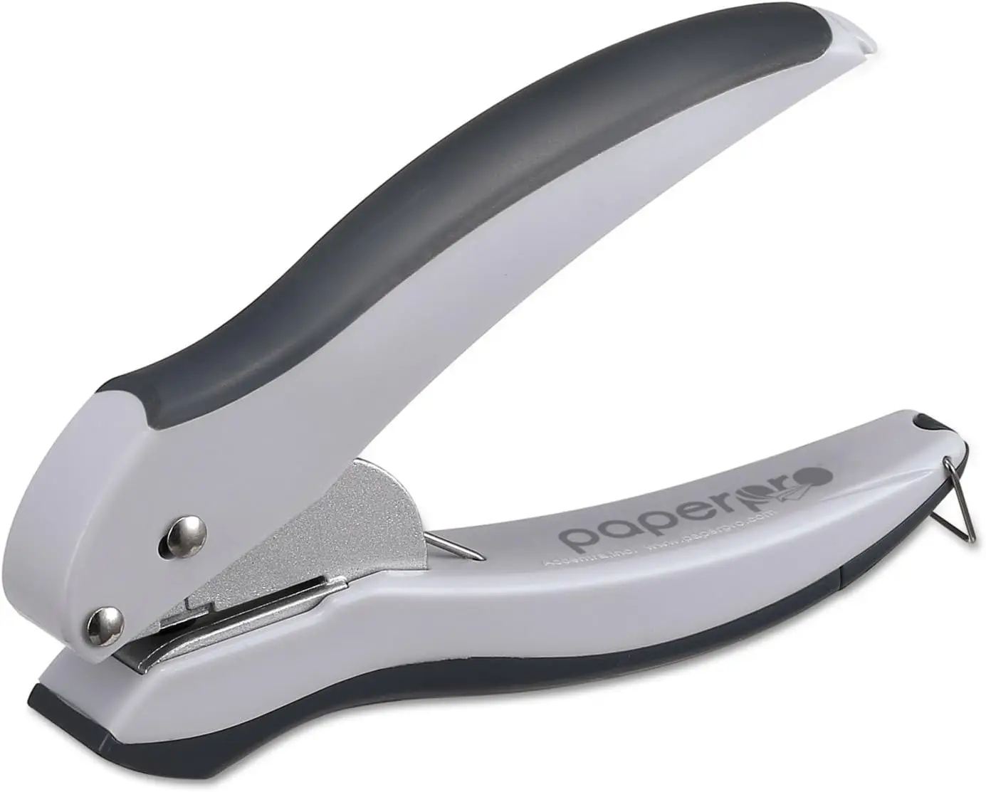 EZ Squeeze One-Hole Punch, 10 Sheets, Lightweight, Gray/Blue
EZ Squeeze One-Hole Punch, 10 Sheets, Lightweight, Gray/Blue