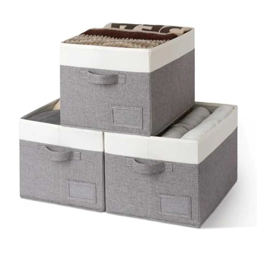 Storage Baskets for Shees, Fabric Storage Bins for Clothes, Closet Organization Bins, Collapsible Storage Bins with Handles, De
Storage Baskets for Shees, Fabric Storage Bins for Clothes, Closet Organization Bins, Collapsible Storage Bins with Handles, De