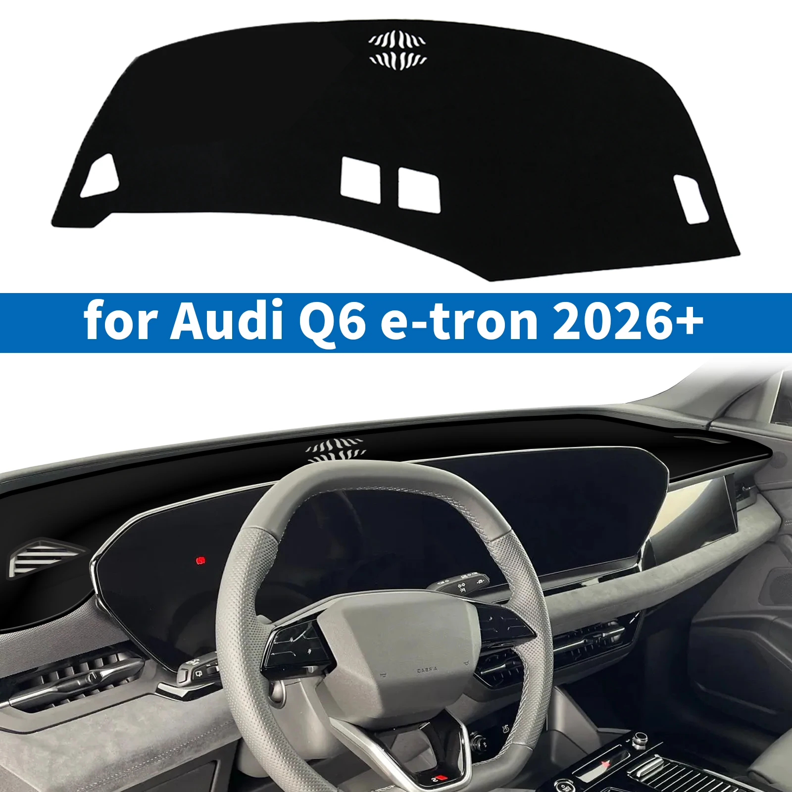 Подходит для Audi Q6 e-tron Sportback 2026, etron, автомобильный коврик для приборной панели, солнцезащитный козырек для приборной панели, защитный ковер, аксессуары
Подходит для Audi Q6 e-tron Sportback 2026, etron, автомобильный коврик для приборной панели, солнцезащитный козырек для приборной панели, защитный ковер, аксессуары