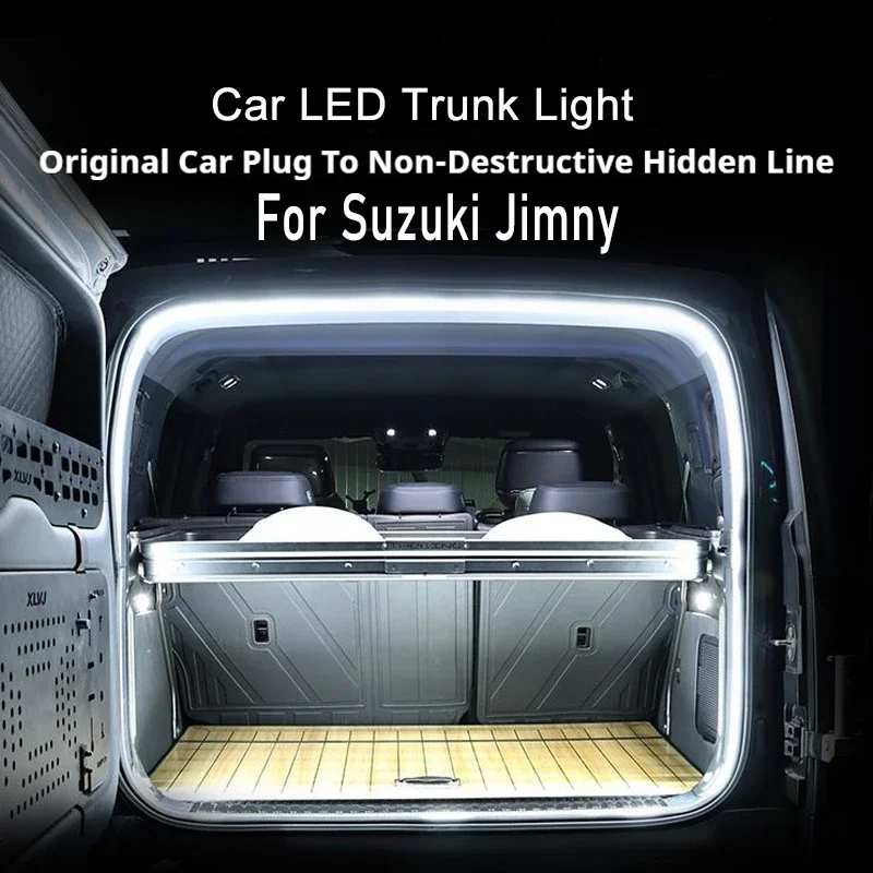 Задний багажник, светодиодные полосы, багажник для Suzuki Jimny Sierra, декоративная лампа, полоса, авто аксессуары для интерьера, атмосфера
Задний багажник, светодиодные полосы, багажник для Suzuki Jimny Sierra, декоративная лампа, полоса, авто аксессуары для интерьера, атмосфера