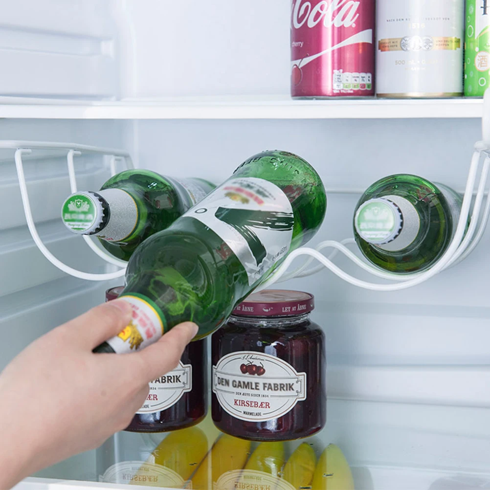 Refrigerator Storage Rack Beer Holder Bottle Stand Iron Material Fridge Organizer Kitchen Bar Living Room Glass Soda Can
Refrigerator Storage Rack Beer Holder Bottle Stand Iron Material Fridge Organizer Kitchen Bar Living Room Glass Soda Can