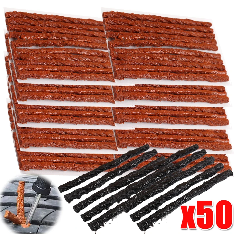 10-50pcs Mixed Tire Repair Strips Stiring Glue for Tyre Puncture Emergency Car Motorcycle Bike Tyre Repairing Rubber Strips
10-50pcs Mixed Tire Repair Strips Stiring Glue for Tyre Puncture Emergency Car Motorcycle Bike Tyre Repairing Rubber Strips
