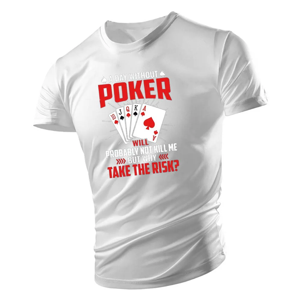 Stylish Crewneck Breathable Sport T-Shirt Large Size Men'S T-Shirt Top Clothing Fashion Summer Y2k Gym Poker Print Casual Street
Stylish Crewneck Breathable Sport T-Shirt Large Size Men'S T-Shirt Top Clothing Fashion Summer Y2k Gym Poker Print Casual Street