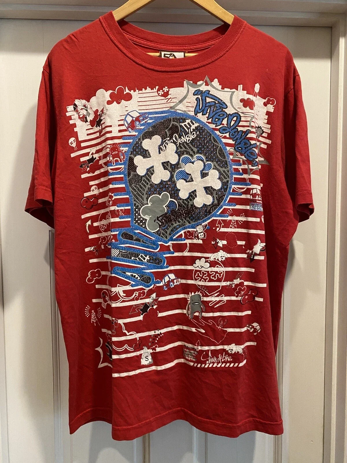 Y2K Red Scrawl Aesthetic Printing Short Sleeves Hip Hop Punk American Street Skateboard T-shirt Boy Style Pure Cotton Tops
Y2K Red Scrawl Aesthetic Printing Short Sleeves Hip Hop Punk American Street Skateboard T-shirt Boy Style Pure Cotton Tops