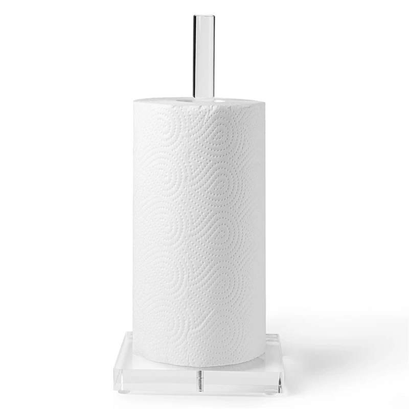 Transparent Acrylic Paper Towel Stand Holder, Freestanding Tabletop Roll Paper Tower Holder, Countertop Paper Towel Retail
Transparent Acrylic Paper Towel Stand Holder, Freestanding Tabletop Roll Paper Tower Holder, Countertop Paper Towel Retail