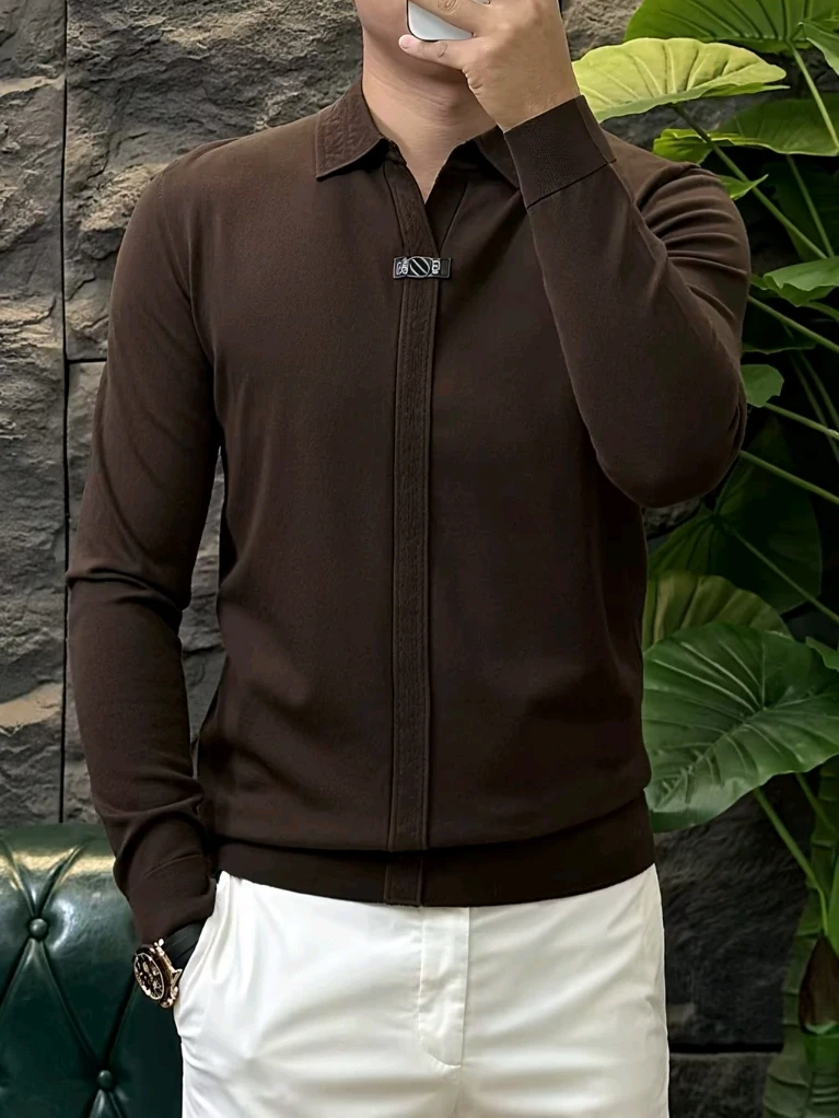 Sli Trendy Knitted Sweater Stand Collar Base Layer irt Haome Personali High Quali Faionable Winter Men's Casua...
Sli Trendy Knitted Sweater Stand Collar Base Layer irt Haome Personali High Quali Faionable Winter Men's Casua...