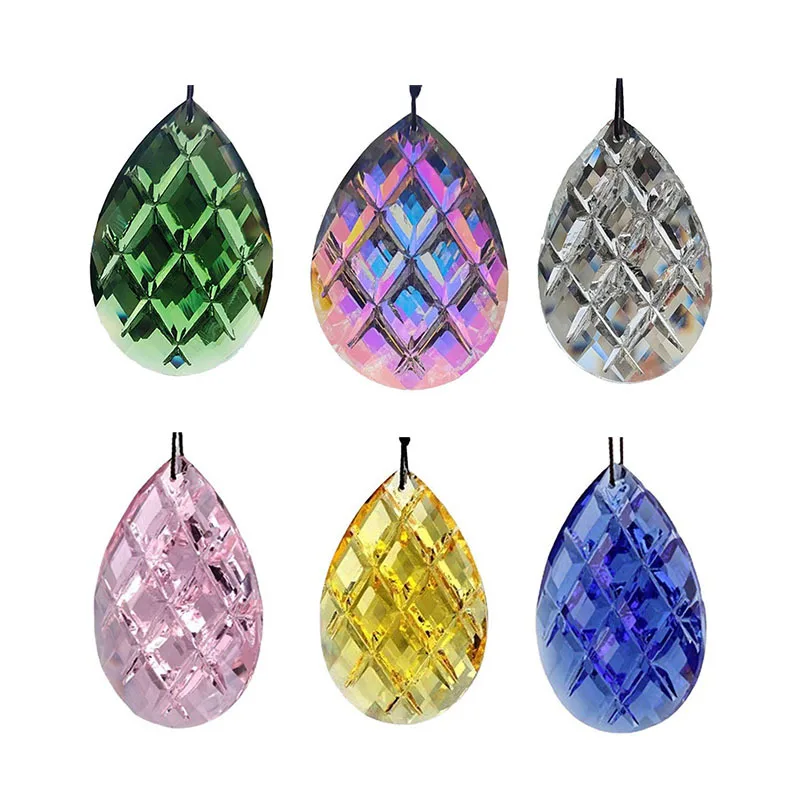 Chandelier Crystal Colorful Grid Crystal Lamp Accessories Christmas Wedding DIY Lighting Pendant
Chandelier Crystal Colorful Grid Crystal Lamp Accessories Christmas Wedding DIY Lighting Pendant