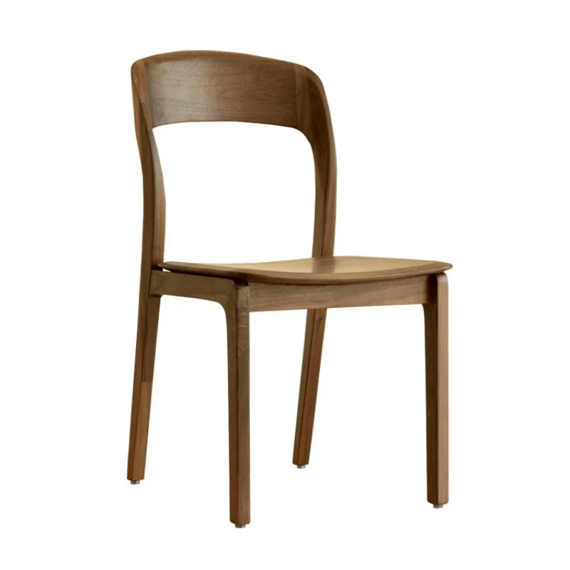 Pure solid wood dining chairs for home use, high-end modern and minimalist chairs, backrests made of black walnut wood
Pure solid wood dining chairs for home use, high-end modern and minimalist chairs, backrests made of black walnut wood