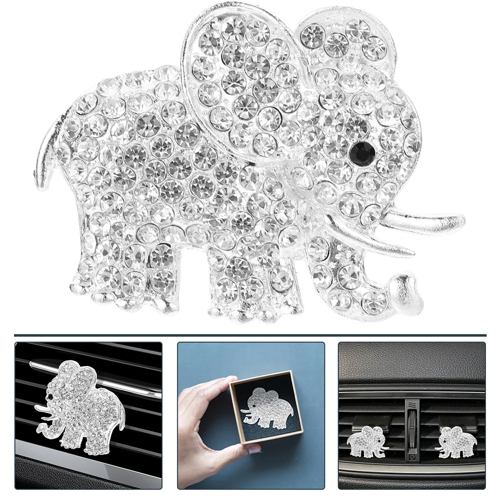 Crystal Elephant Perfume Clip Car Supply Vent Decoration Rhinestone Clips Cars Automotive Accessories Diffuser Scent
Crystal Elephant Perfume Clip Car Supply Vent Decoration Rhinestone Clips Cars Automotive Accessories Diffuser Scent