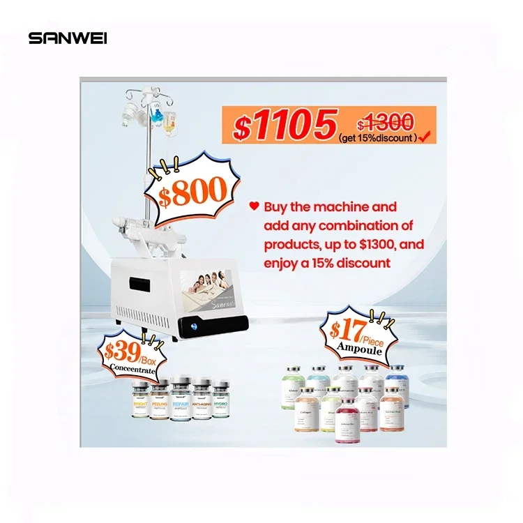 Sanendi Portable Facial Oxygen Skin Grinding Skin Grinding Machine Oxygen Facial Machine Jet Peeling Facial Equipment Machine
Sanendi Portable Facial Oxygen Skin Grinding Skin Grinding Machine Oxygen Facial Machine Jet Peeling Facial Equipment Machine