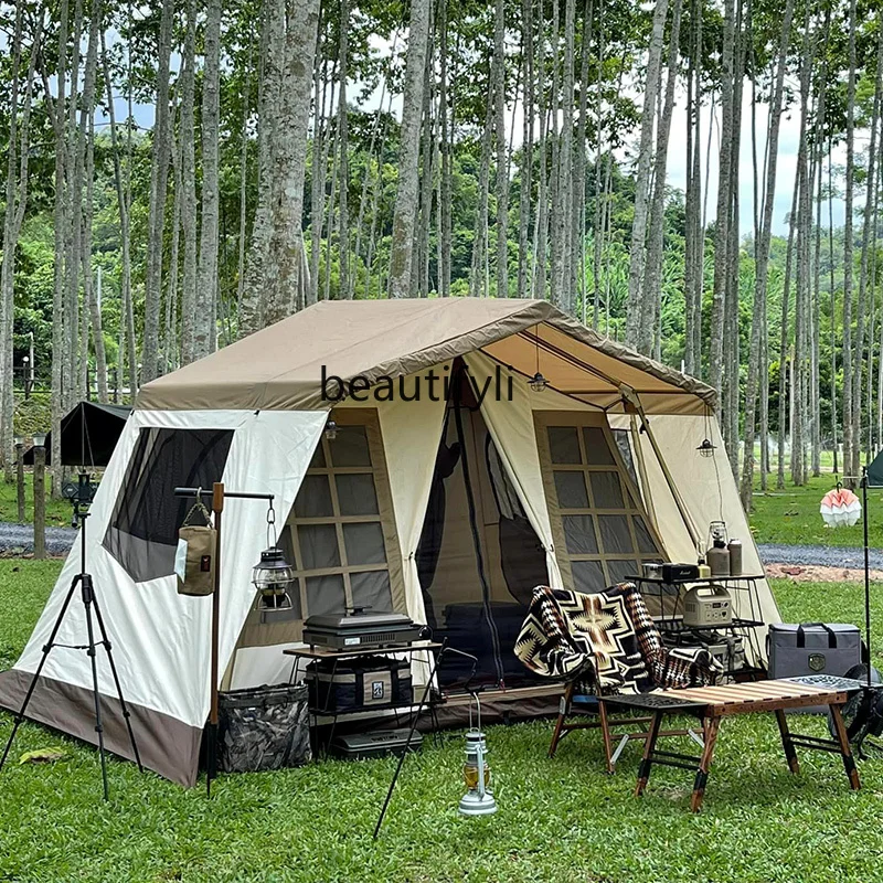 Cabin T/C Roof Tent Camping Tent Double-Sheet Tent 
Cabin T/C Roof Tent Camping Tent Double-Sheet Tent