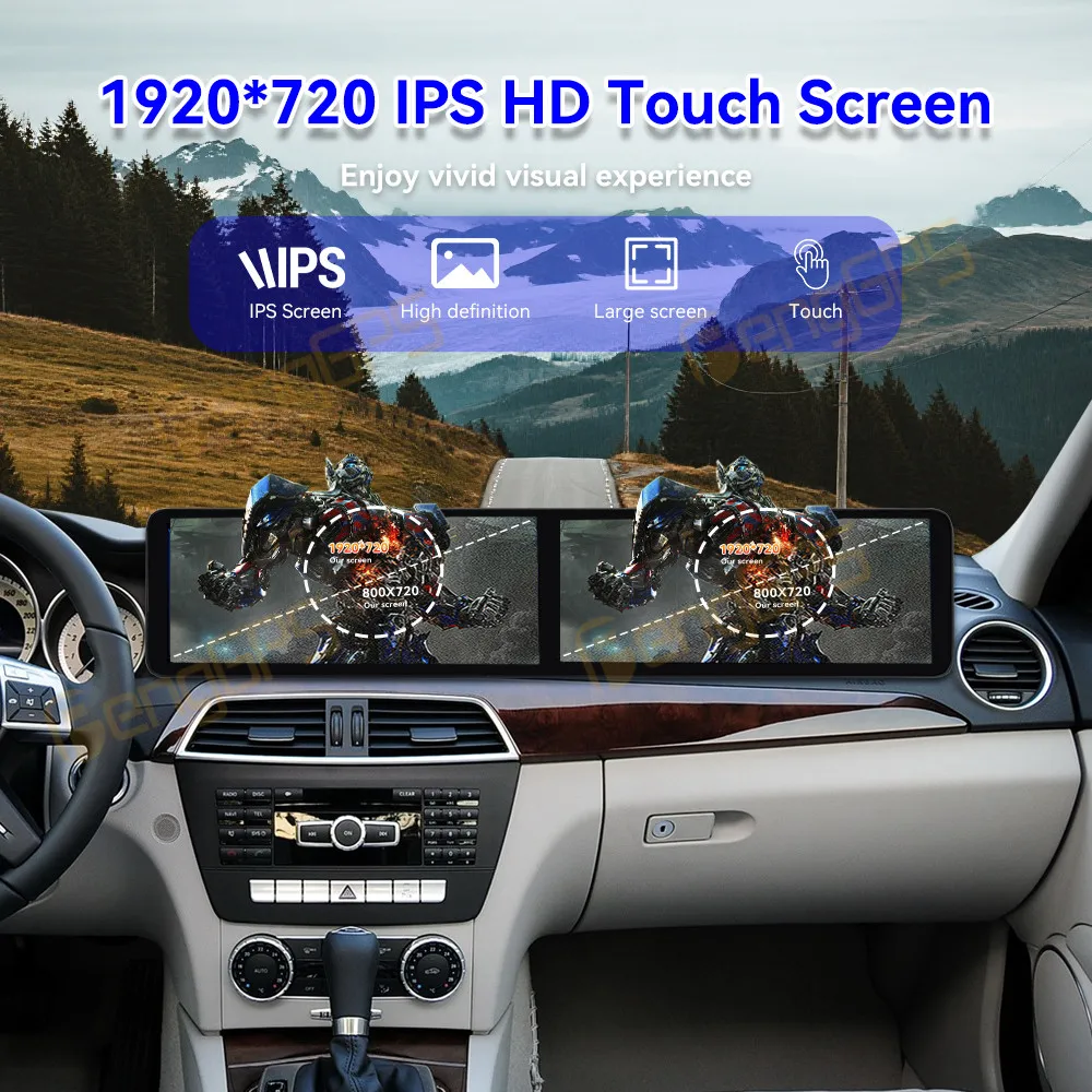 12.3" Ultra Dual Carplay For Mercedes-Benz C 2011-2014 Car GPS Navigation Android 13 Car Radio Multimedia Player Auto Stereo
12.3" Ultra Dual Carplay For Mercedes-Benz C 2011-2014 Car GPS Navigation Android 13 Car Radio Multimedia Player Auto Stereo