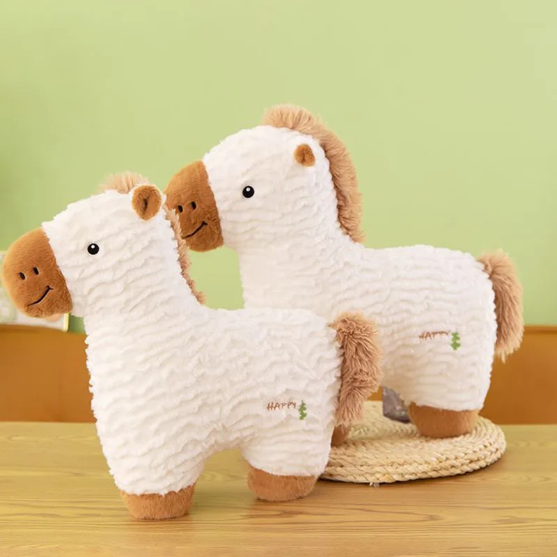 Cute Horse Plush Pillow Soft Stuffed Animal Horse Cushion with Happy Embroidery for Home Sofa Bed Decoration Creativity Fluffy
Cute Horse Plush Pillow Soft Stuffed Animal Horse Cushion with Happy Embroidery for Home Sofa Bed Decoration Creativity Fluffy