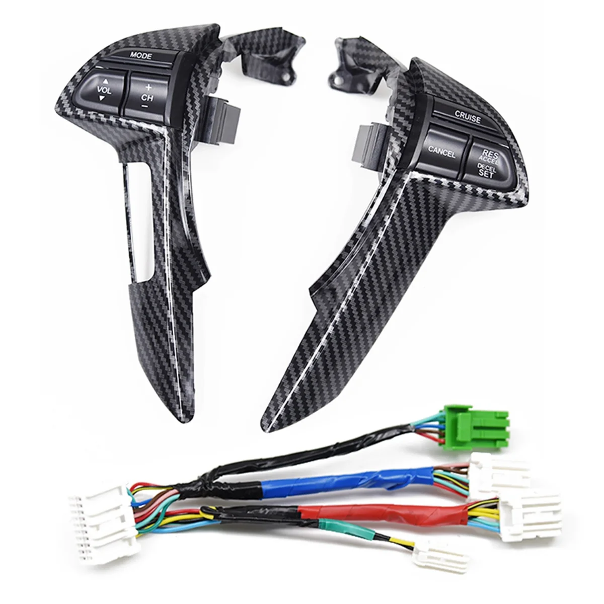 Car Steering Wheel Cruise Control Multifunction Switch Volume Adjustment Button for Honda Accord 2008-2012 ,with Holes
Car Steering Wheel Cruise Control Multifunction Switch Volume Adjustment Button for Honda Accord 2008-2012 ,with Holes