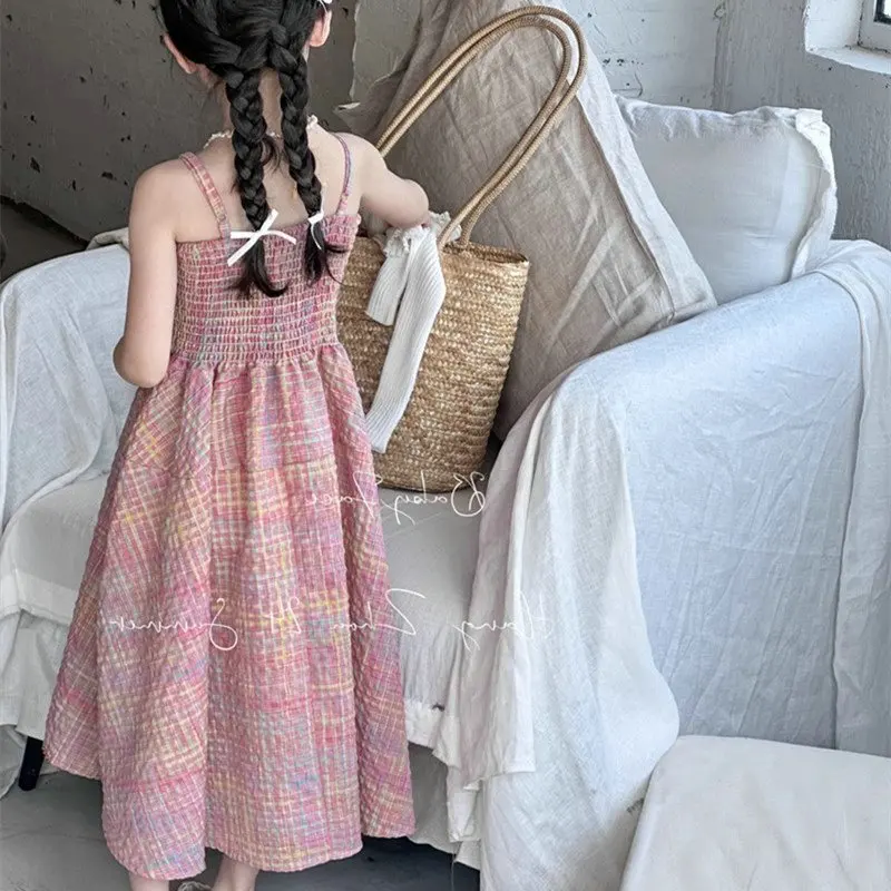 Children's Clothing Girls' Dress Wrinkled Floral Dress Strap Dress2025Summer New Foreign Trade Children's Wear Delivery
Children's Clothing Girls' Dress Wrinkled Floral Dress Strap Dress2025Summer New Foreign Trade Children's Wear Delivery