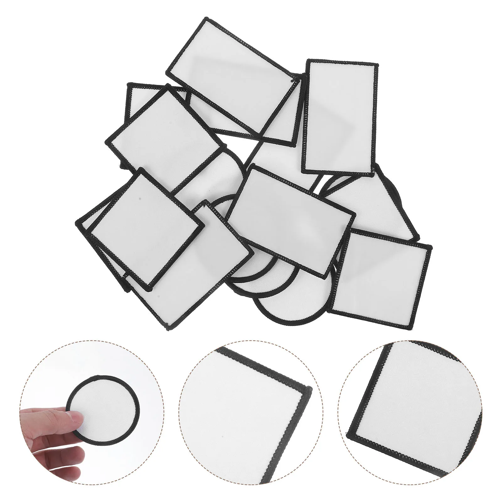 18Pcs Sublimation Blank Patches Heat Transfer Iron on for Clothing DIY Iron on Clothing Labels Applique Patches for Clothes
18Pcs Sublimation Blank Patches Heat Transfer Iron on for Clothing DIY Iron on Clothing Labels Applique Patches for Clothes