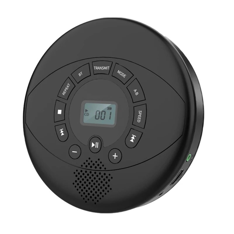 Портативный CD-плеер Walkman, перезаряжаемый CD-плеер, встроенный динамик с USB/AUX/разъемом для наушников
Портативный CD-плеер Walkman, перезаряжаемый CD-плеер, встроенный динамик с USB/AUX/разъемом для наушников