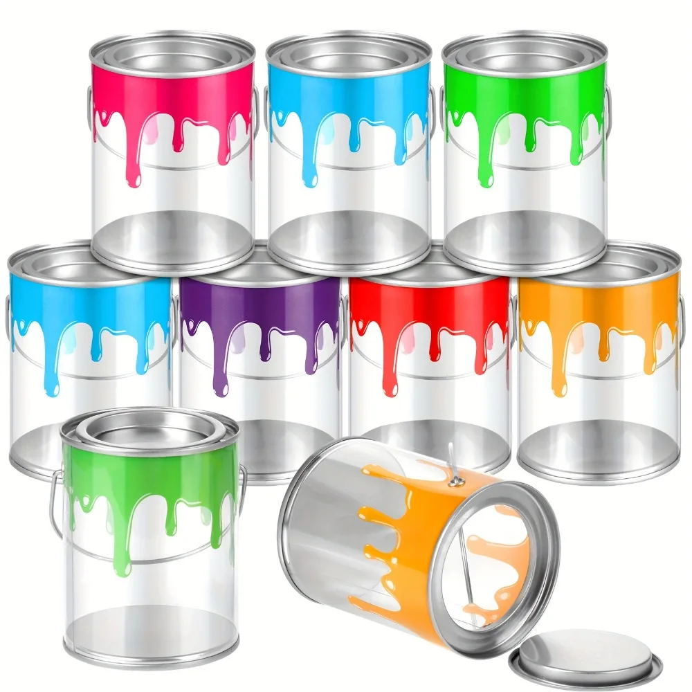 8pcs Clear Plastic Buckets with Lids - Plus Size 4.72x6.1 Inch Empty Containers for Art Supplies, Paint Party Favors, Treats & Crafts - Durable Multi-Purpose Storage, End of Year Student Gifts, Craft Supply Storage, Transparent Design
8pcs Clear Plastic Buckets with Lids - Plus Size 4.72x6.1 Inch Empty Containers for Art Supplies, Paint Party Favors, Treats & Crafts - Durable Multi-Purpose Storage, End of Year Student Gifts, Craft Supply Storage, Transparent Design