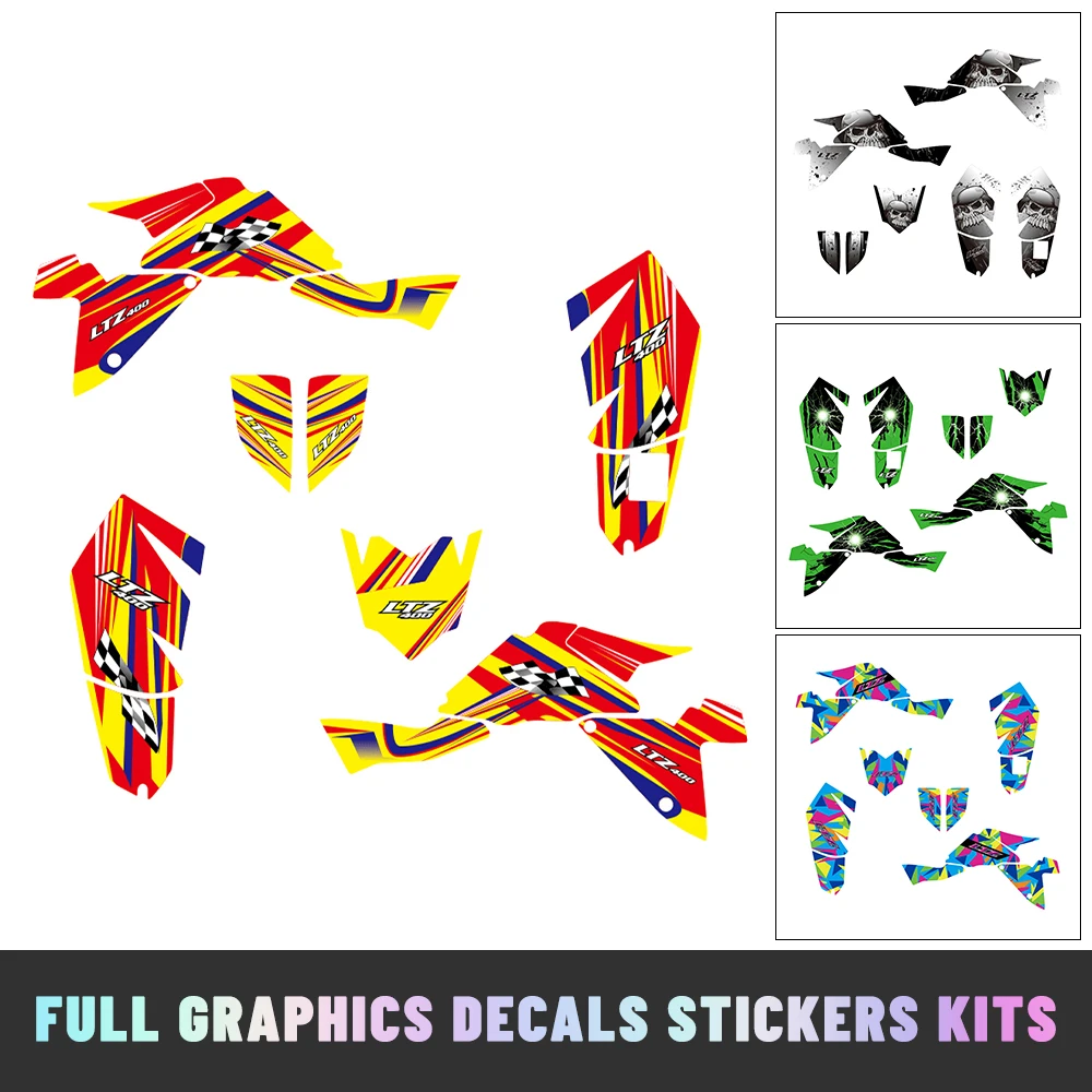 Fit for SUZUKI LTZ400 Quadsport Z400 LT-Z 2009-2014 ATV Graphics Decals Deco Stickers Kits
Fit for SUZUKI LTZ400 Quadsport Z400 LT-Z 2009-2014 ATV Graphics Decals Deco Stickers Kits