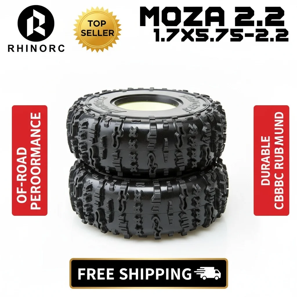 RHINORC MOZA 2.2 inch Competition Tires Super Sticky For Pro and Sporty class (2pcs)
RHINORC MOZA 2.2 inch Competition Tires Super Sticky For Pro and Sporty class (2pcs)