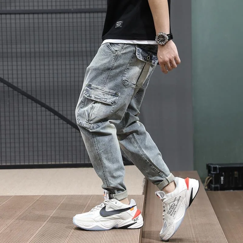 Japanese Sle Loose Fit Men's Jeans Multiple kets Casual Harajuku Workwear Pants Versatile Comfortable Straight Leg Jeans
Japanese Sle Loose Fit Men's Jeans Multiple kets Casual Harajuku Workwear Pants Versatile Comfortable Straight Leg Jeans