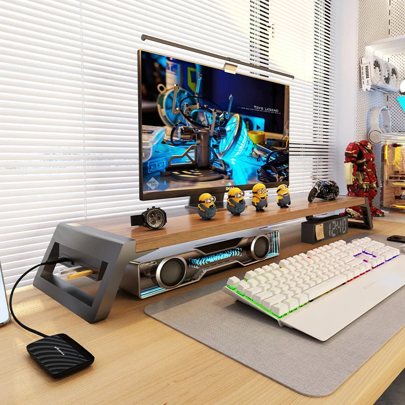 E-Game Desktop Cuter Monitor Stand Home Use Display Screen Holder Note Storage Ra Simptic Detachable Wood Material
E-Game Desktop Cuter Monitor Stand Home Use Display Screen Holder Note Storage Ra Simptic Detachable Wood Material