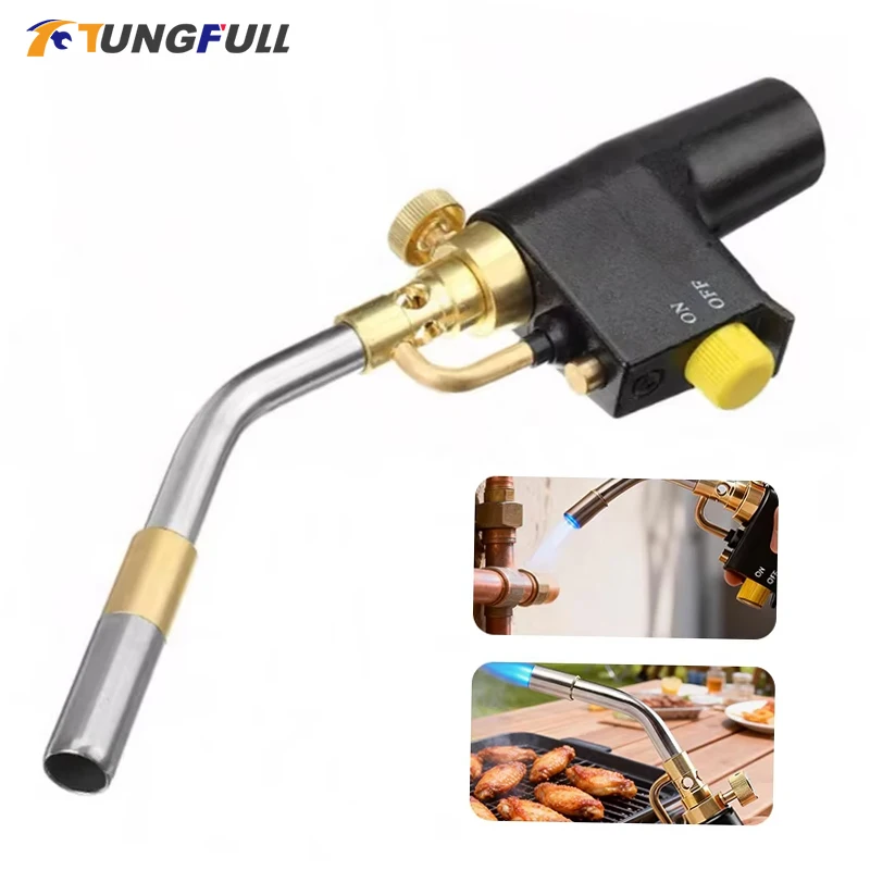 MAPP Propane Gas Welding Torch for Soldering Brazing Plumbing BBQ Cooking DIY Gas Burner Tool - Heavy-Duty Heating Blow Torch
MAPP Propane Gas Welding Torch for Soldering Brazing Plumbing BBQ Cooking DIY Gas Burner Tool - Heavy-Duty Heating Blow Torch