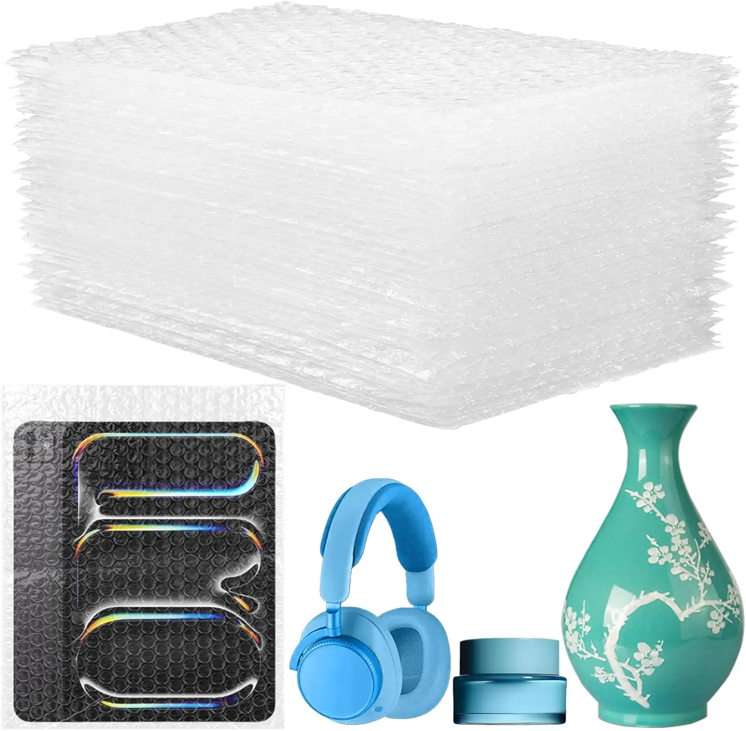 25 Pcs 8x10 Inch Bubble Pouches for Packing, Double Walled Cushion Bags for Moving Fragile Items
25 Pcs 8x10 Inch Bubble Pouches for Packing, Double Walled Cushion Bags for Moving Fragile Items