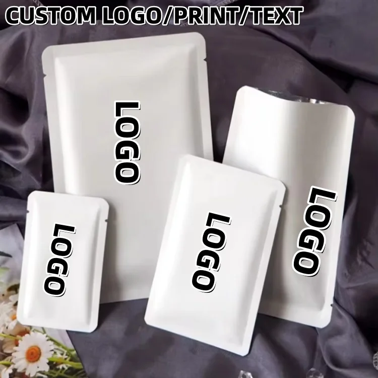 White Open Top Heat Seal Pouches Resealable Paper Packaging Bags for Coffee Tea Powder Soap Chocolate Candy Spice Trail Mix DIY
White Open Top Heat Seal Pouches Resealable Paper Packaging Bags for Coffee Tea Powder Soap Chocolate Candy Spice Trail Mix DIY