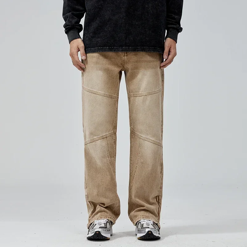 Men's Trendy Jeans 2025 Autumn New Loose Straight Leg Khaki Pants American High Street Tide Brand Retro Casual Wide-Leg Trousers
Men's Trendy Jeans 2025 Autumn New Loose Straight Leg Khaki Pants American High Street Tide Brand Retro Casual Wide-Leg Trousers