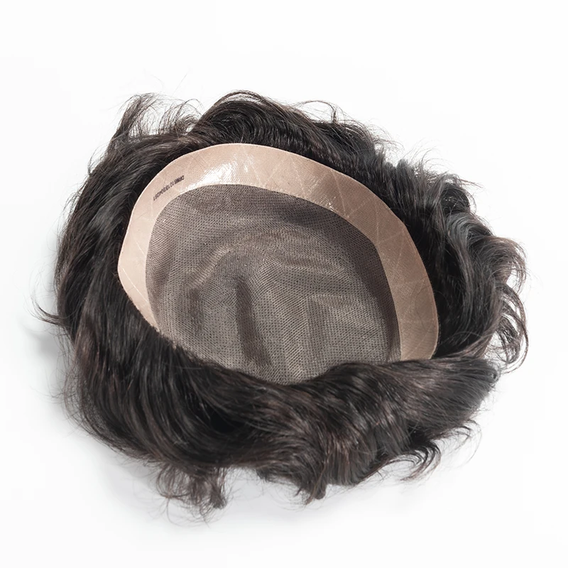 Kuinhair Natural Wig Men System Unit Toupee Fine Mono NPU Durable Handmade Indian Human Hair Male Capillary Prosthesis 6 Inch
Kuinhair Natural Wig Men System Unit Toupee Fine Mono NPU Durable Handmade Indian Human Hair Male Capillary Prosthesis 6 Inch