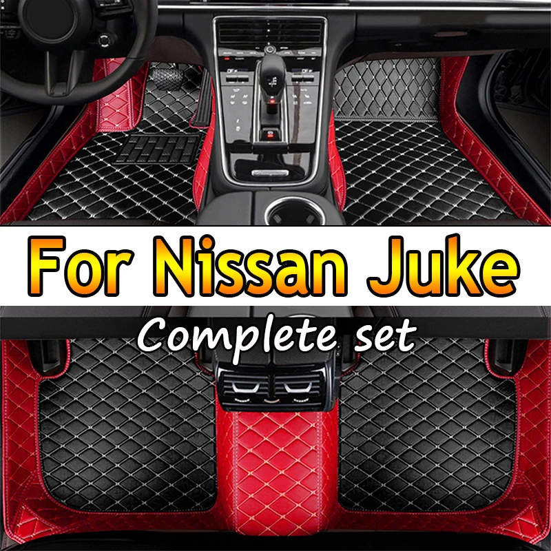 Автомобильный напольный коврик для Nissan Juke F15 2013 ~ 2016, коврик для защиты от грязи, уменьшающий трение, автомобильный коврик, полный комплект, водонепроницаемый напольный коврик, автомобильные аксессуары
Автомобильный напольный коврик для Nissan Juke F15 2013 ~ 2016, коврик для защиты от грязи, уменьшающий трение, автомобильный коврик, полный комплект, водонепроницаемый напольный коврик, автомобильные аксессуары