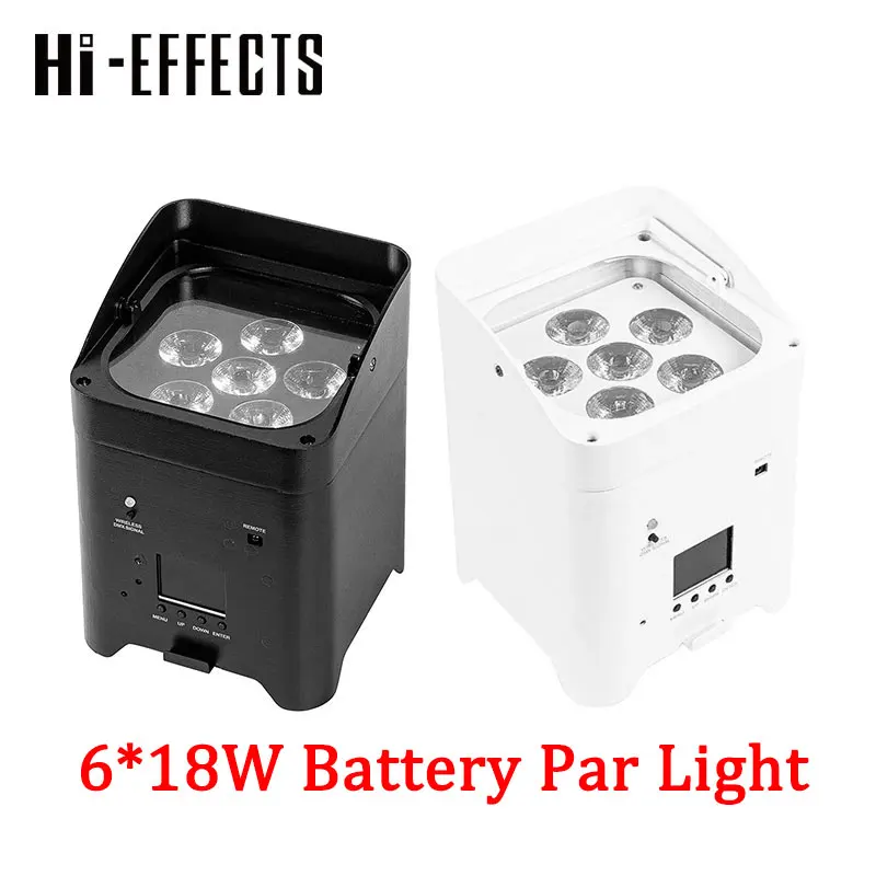 6*18w Battery LED Par Light RGBWA+UV 6IN1 Wireless DMX Control Wash Light for Wedding Party DJ Disco Stage Lighting
6*18w Battery LED Par Light RGBWA+UV 6IN1 Wireless DMX Control Wash Light for Wedding Party DJ Disco Stage Lighting