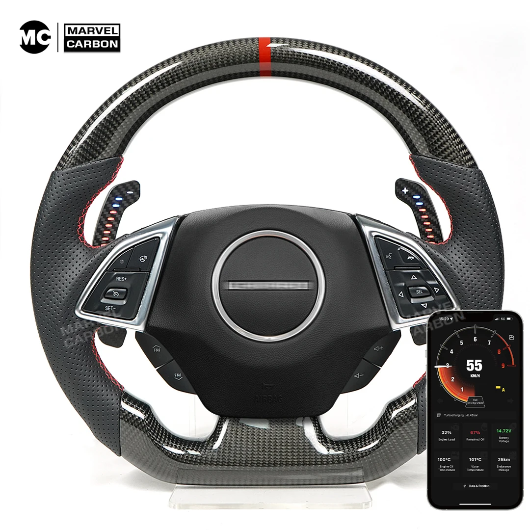 LED Carbon Fiber Magnetic Paddle Shifters for Camaro SS Corvette C7 - Performance Auto Shift Knobs
LED Carbon Fiber Magnetic Paddle Shifters for Camaro SS Corvette C7 - Performance Auto Shift Knobs