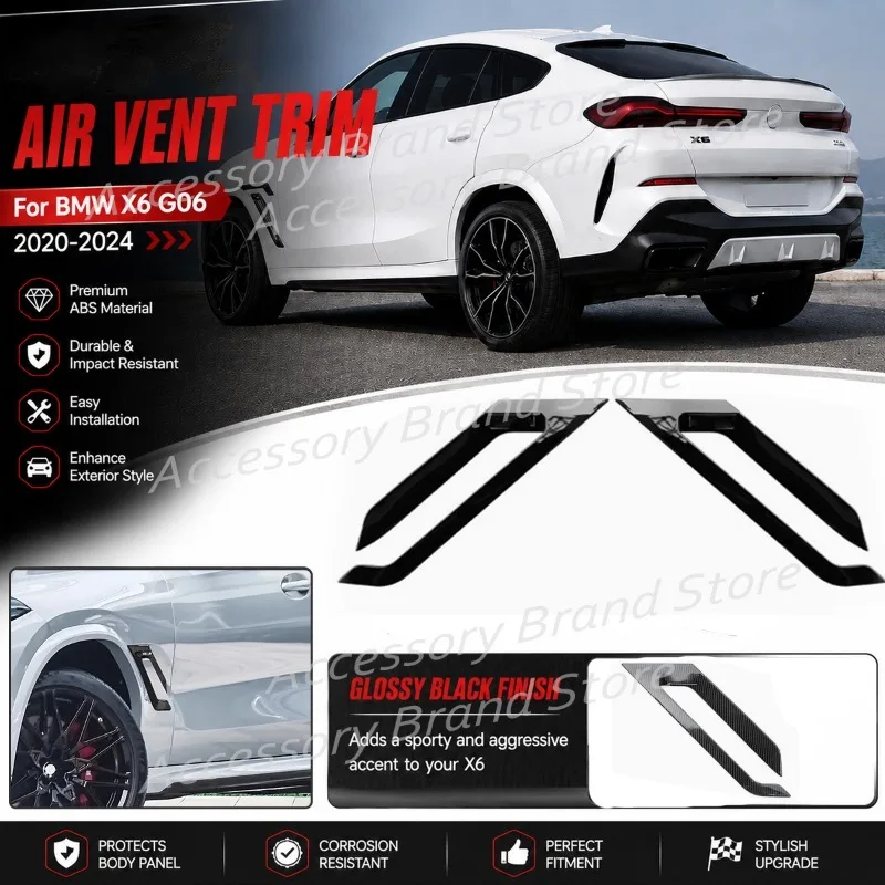 Left Right Fender Sticker Shark for BMW X6 G06 2020 2021 2022 2023 2024 Side Cheek Label Air Vent Cover External decoration kits
Left Right Fender Sticker Shark for BMW X6 G06 2020 2021 2022 2023 2024 Side Cheek Label Air Vent Cover External decoration kits