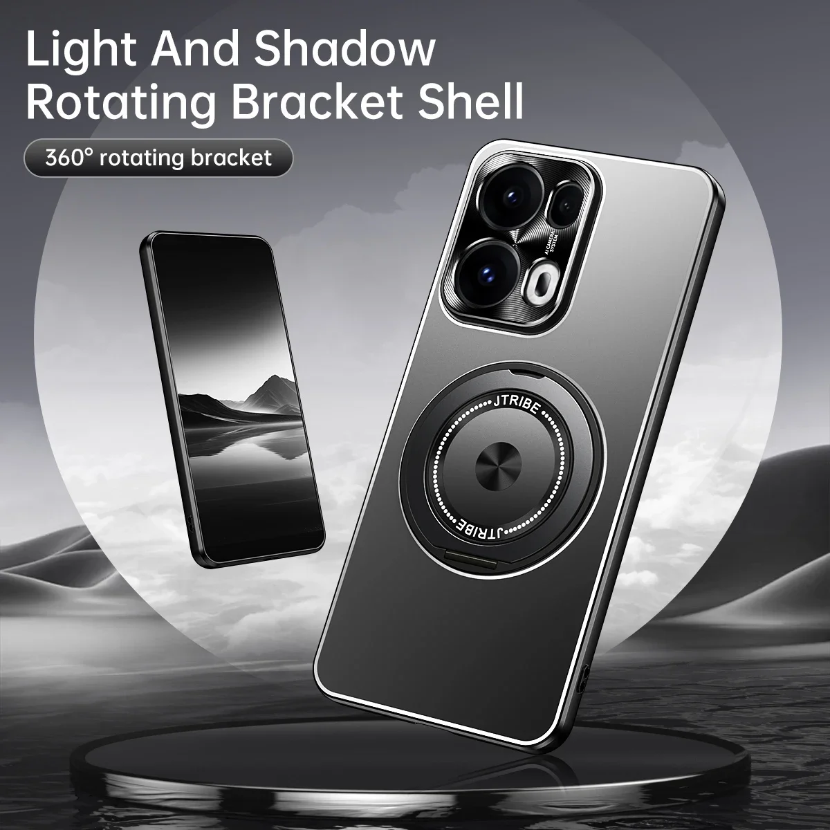 Magnetic Ring Rotating Bracket Matte Metal Back Cover Cases for OPPO Find X8 Reno 13 Pro 5G Lens Full Protection Phone Case
Magnetic Ring Rotating Bracket Matte Metal Back Cover Cases for OPPO Find X8 Reno 13 Pro 5G Lens Full Protection Phone Case