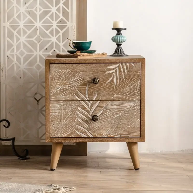 American Country Retro Old Nightstand Creative Carved Sofa Side Cabinet Home-style Room Storage Cabinet Bedroom Furniture
American Country Retro Old Nightstand Creative Carved Sofa Side Cabinet Home-style Room Storage Cabinet Bedroom Furniture