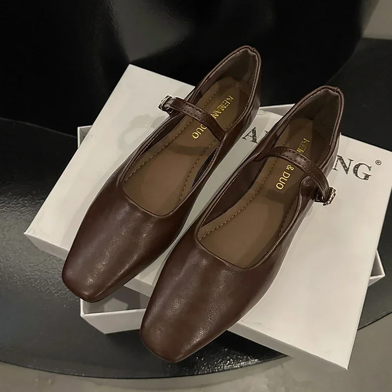 Summer New Brand Women Flats Fashion Square Toe Shallow Mary Jane Shoes Soft Casual Ballet Shoes Slingback Shoes2025
Summer New Brand Women Flats Fashion Square Toe Shallow Mary Jane Shoes Soft Casual Ballet Shoes Slingback Shoes2025