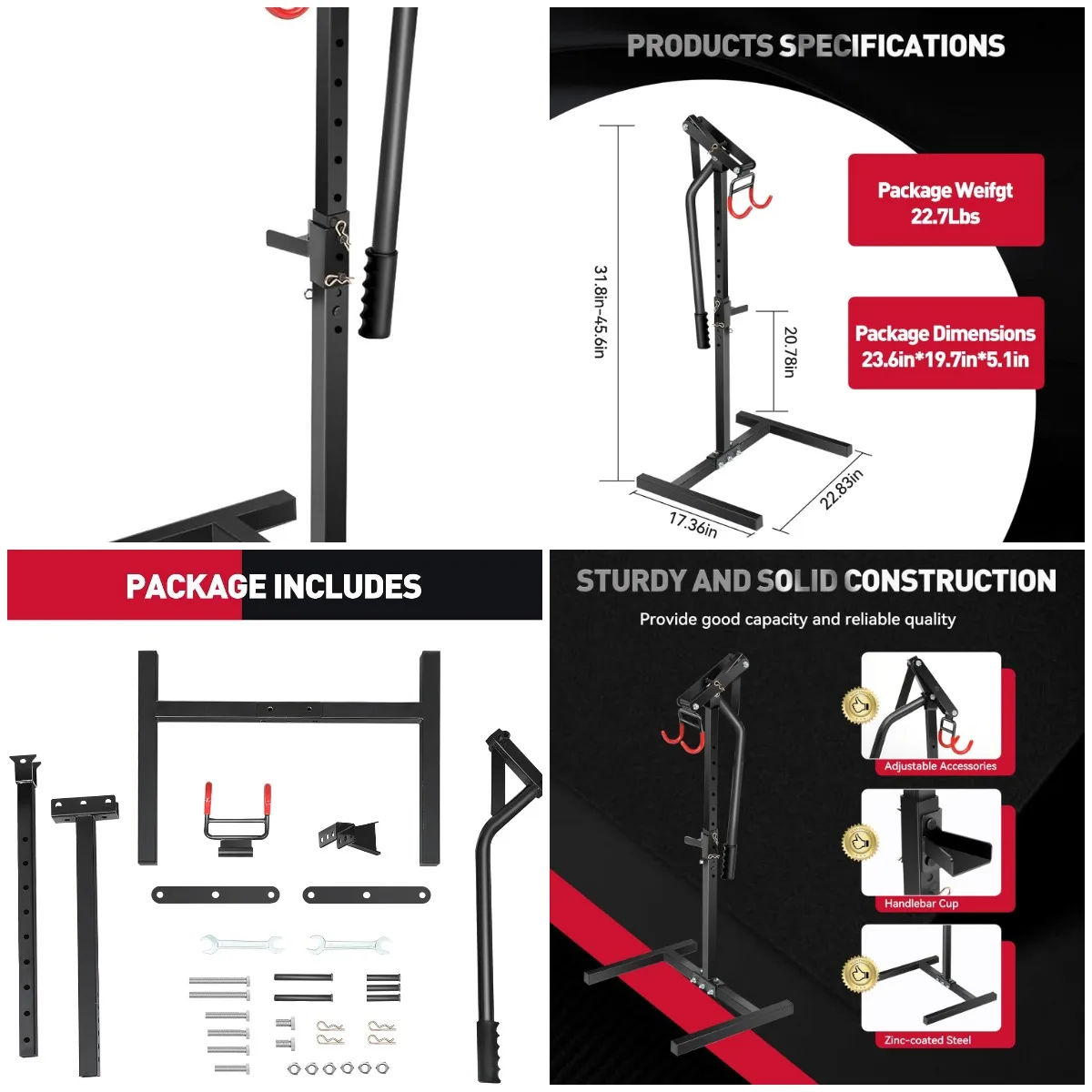Snowmobile Lift Stand with Handlebar Cup, 32' Bumper Lift, Supports 600lbs
Snowmobile Lift Stand with Handlebar Cup, 32' Bumper Lift, Supports 600lbs