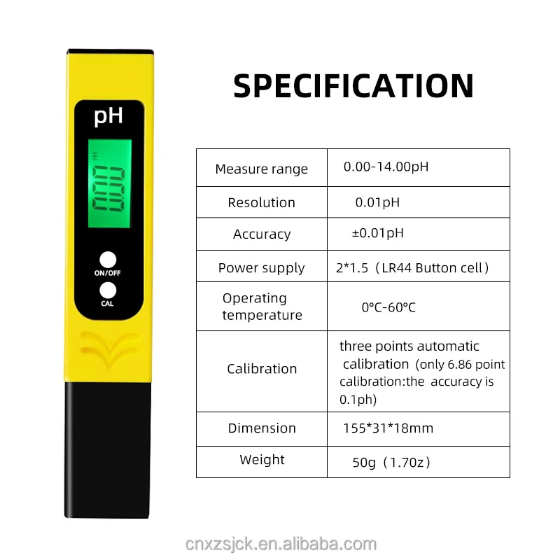 Professional pH Water Quality Tester Acidometer Portable Pen Type pH Meter for Aquarium Acidimeter Water pH Acidity Meter
Professional pH Water Quality Tester Acidometer Portable Pen Type pH Meter for Aquarium Acidimeter Water pH Acidity Meter