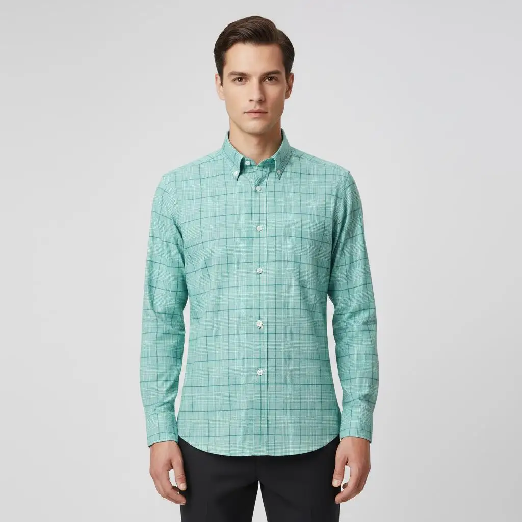 Men's Summer Casual Long Sleeve Shirt Plaid 45% Linen 55% Cotton Blend Designer Clothing Social Camisa Masculina 2026
Men's Summer Casual Long Sleeve Shirt Plaid 45% Linen 55% Cotton Blend Designer Clothing Social Camisa Masculina 2026